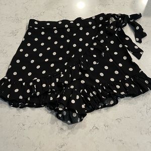 ZARA POLKA DOT SKORT